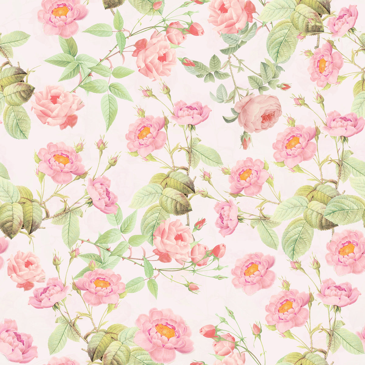Kleine Rosen Rosé – Muster 006_123