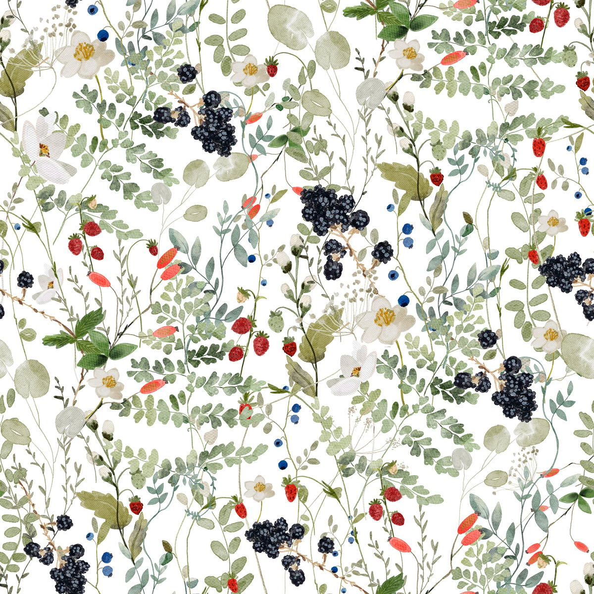 Brombeeren und Hagebutten – Muster 006_162
