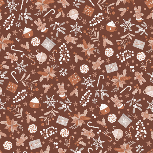 All Things Festive – Cozy Christmas – Brown – Muster 010_010_03