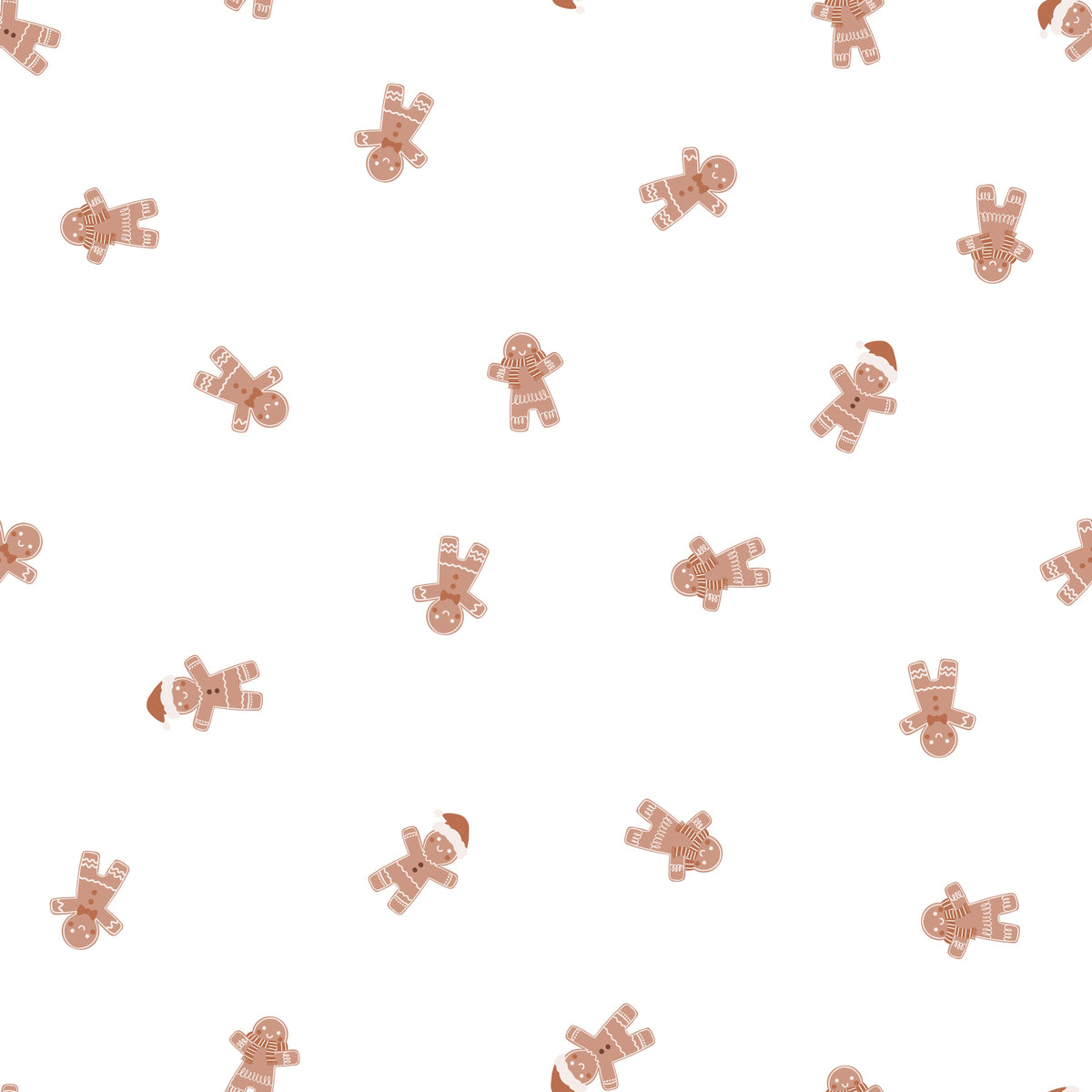 Gingerbread Men – Cozy Christmas – White – Muster 010_012_01