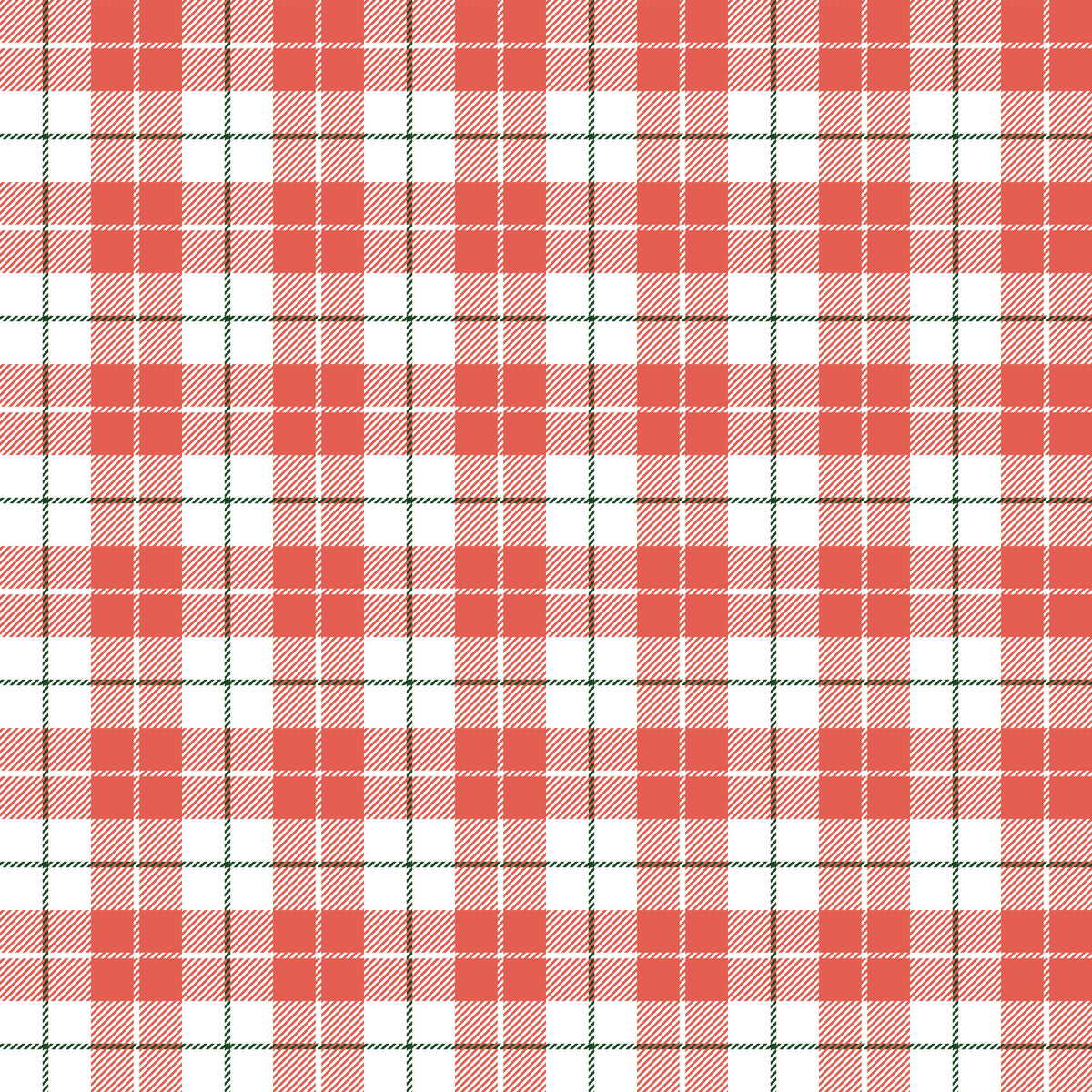 Red Winter Plaid – Bright Christmas – Muster 010_021_02