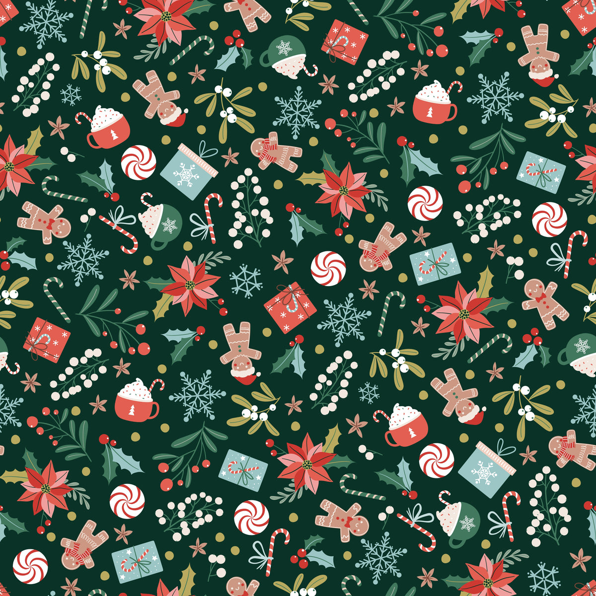 All Things Festive – Bright Christmas – Dark Green – Muster 010_022_03