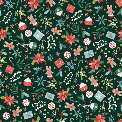 All Things Festive – Bright Christmas – Dark Green – Muster 010_022_03