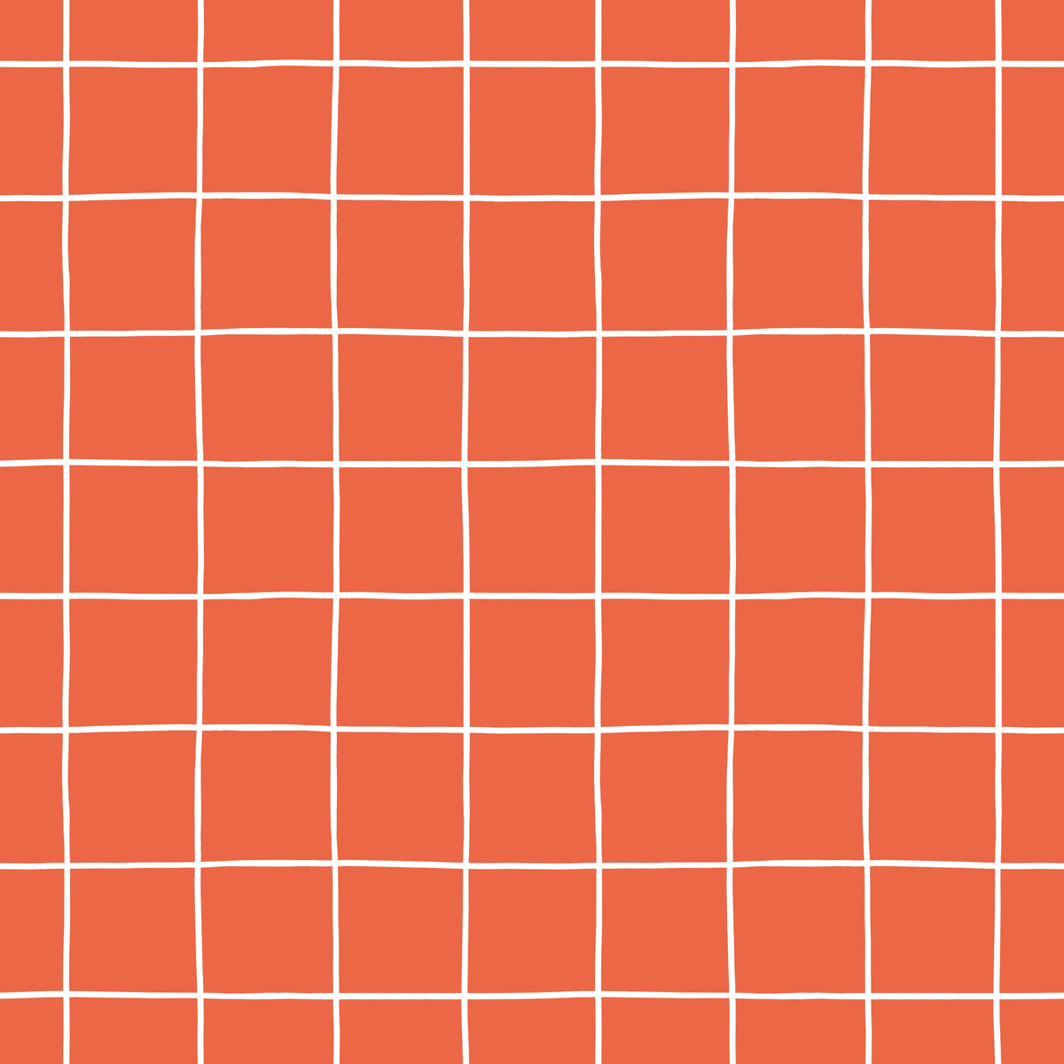 Hand-drawn White Grid – Winter Friends – Red – Muster 010_030_02