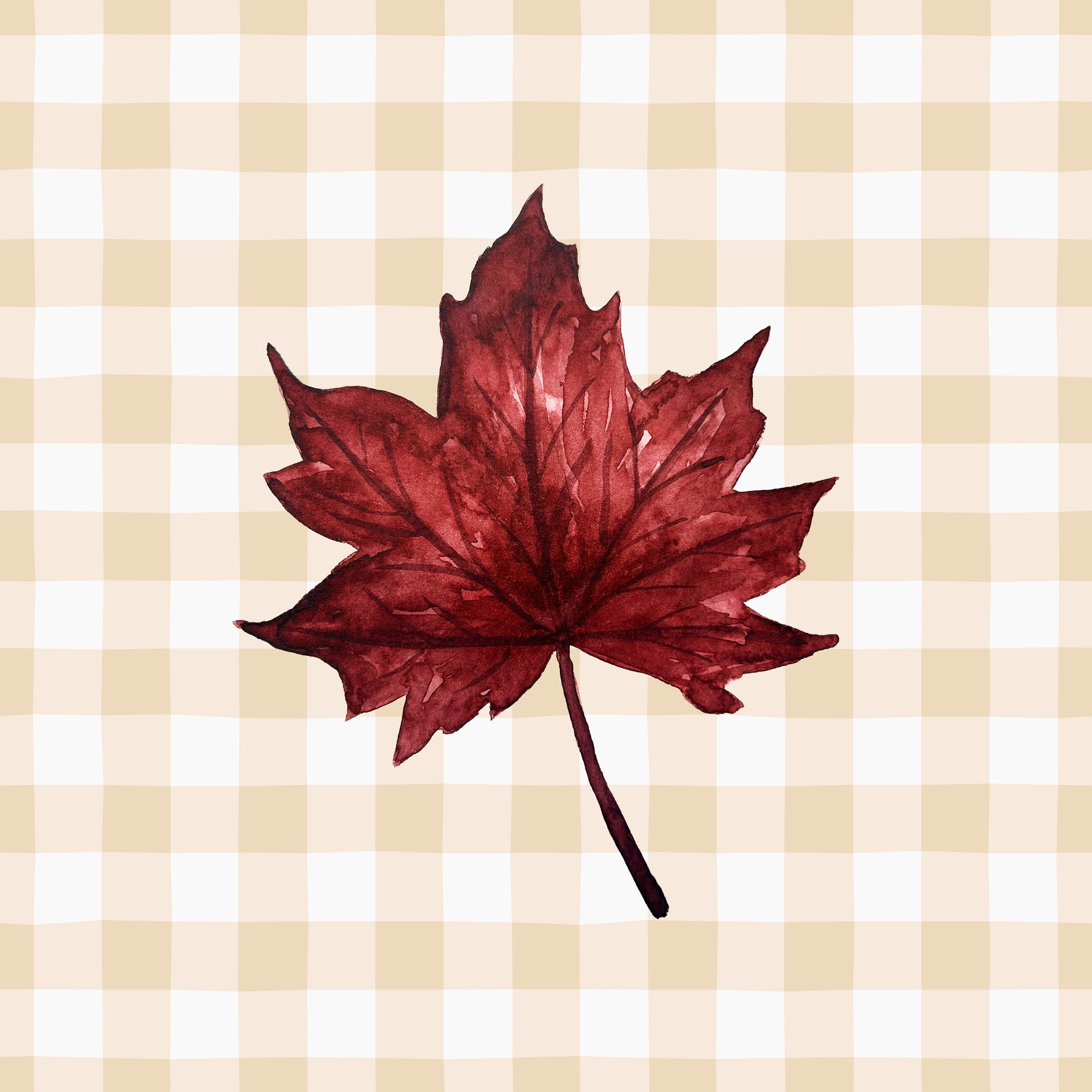 Glowing Autumn Leaf