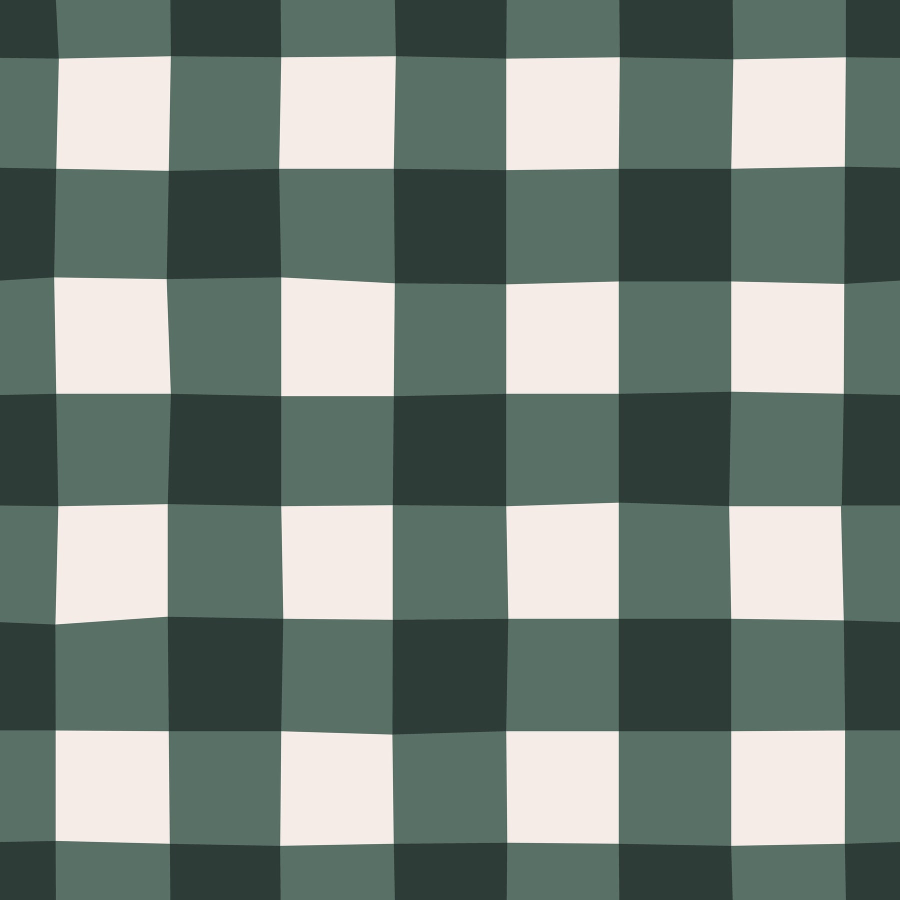 Classic Fall Checks Dark Green