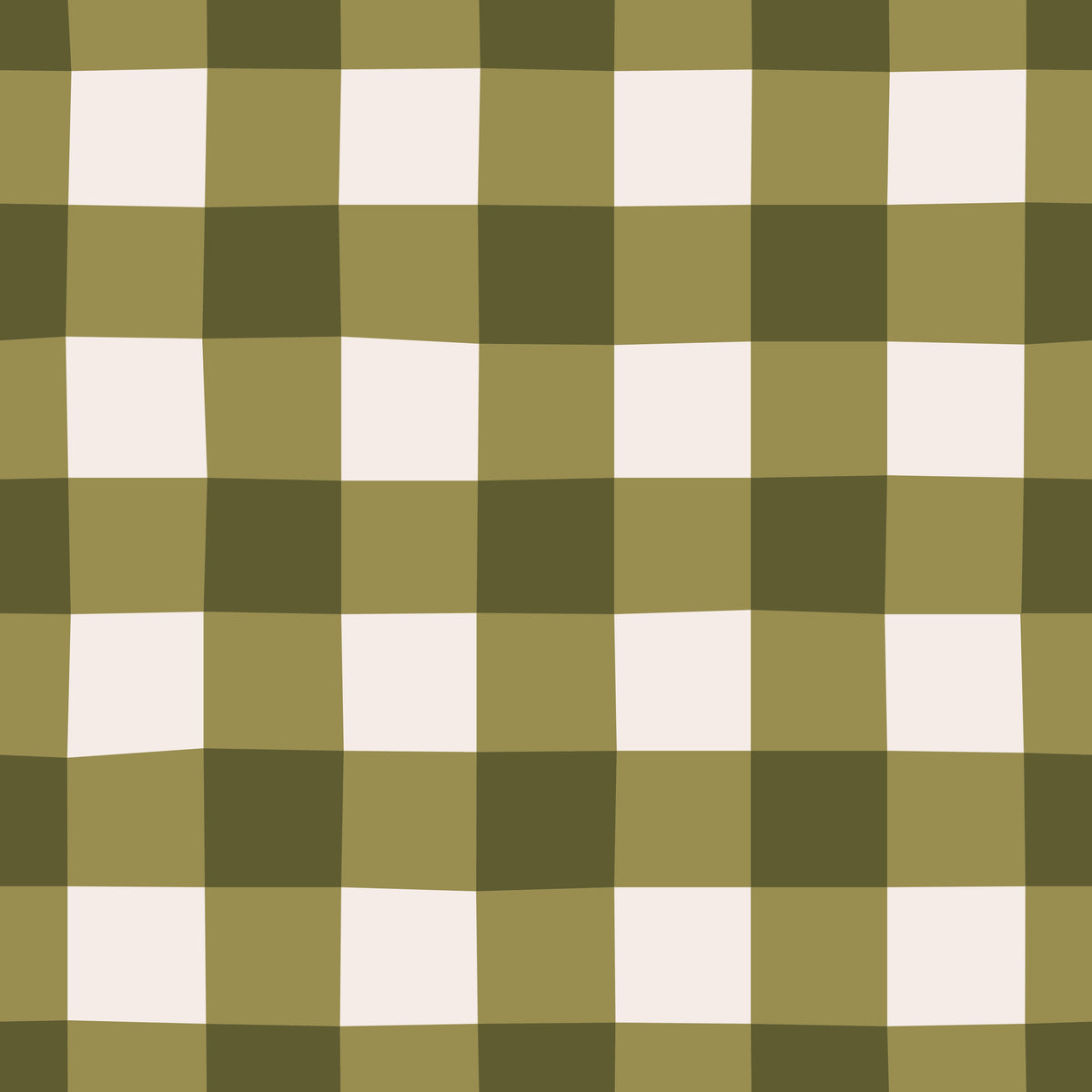 Classic Fall Checks Olive