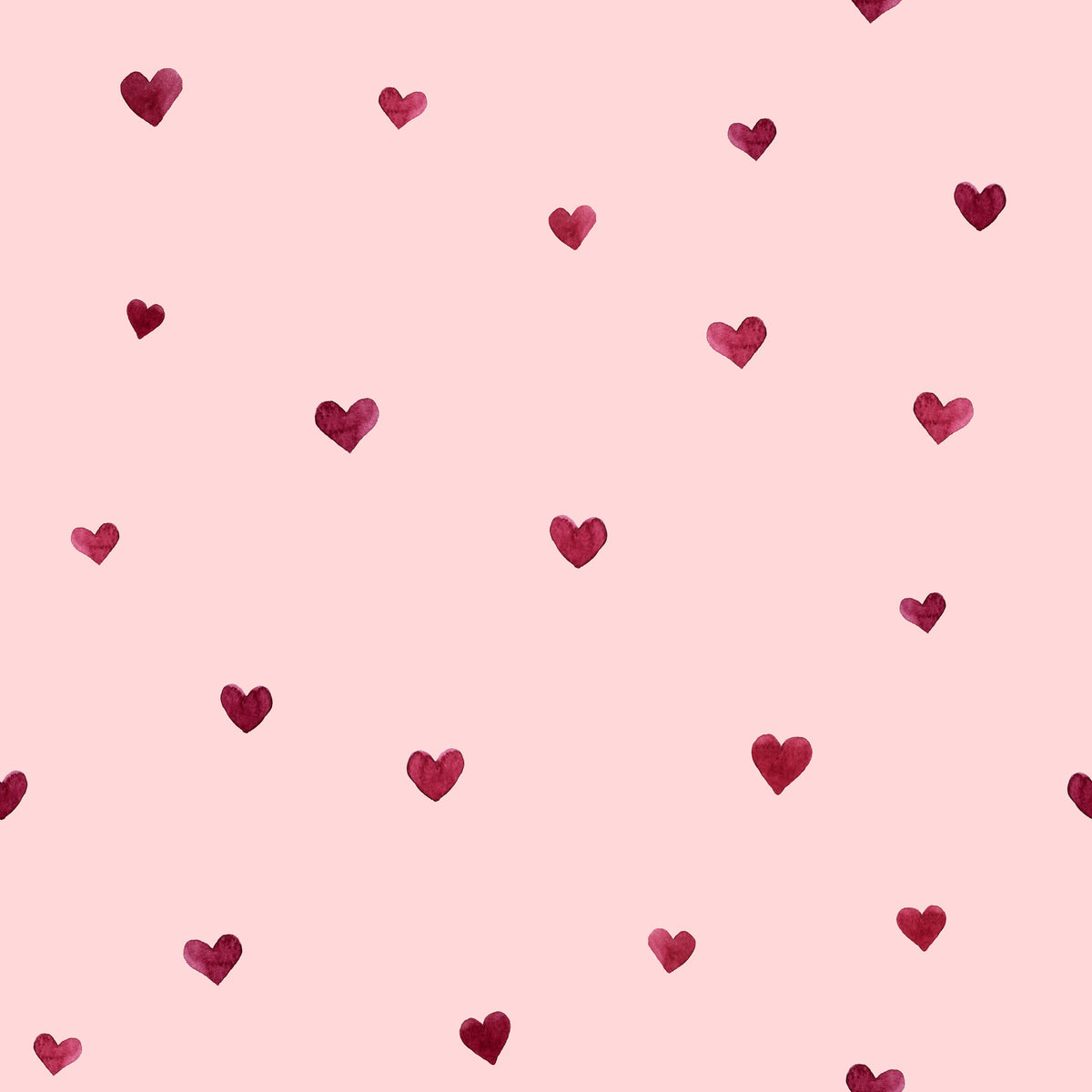 Romantic Heart Confetti Pink