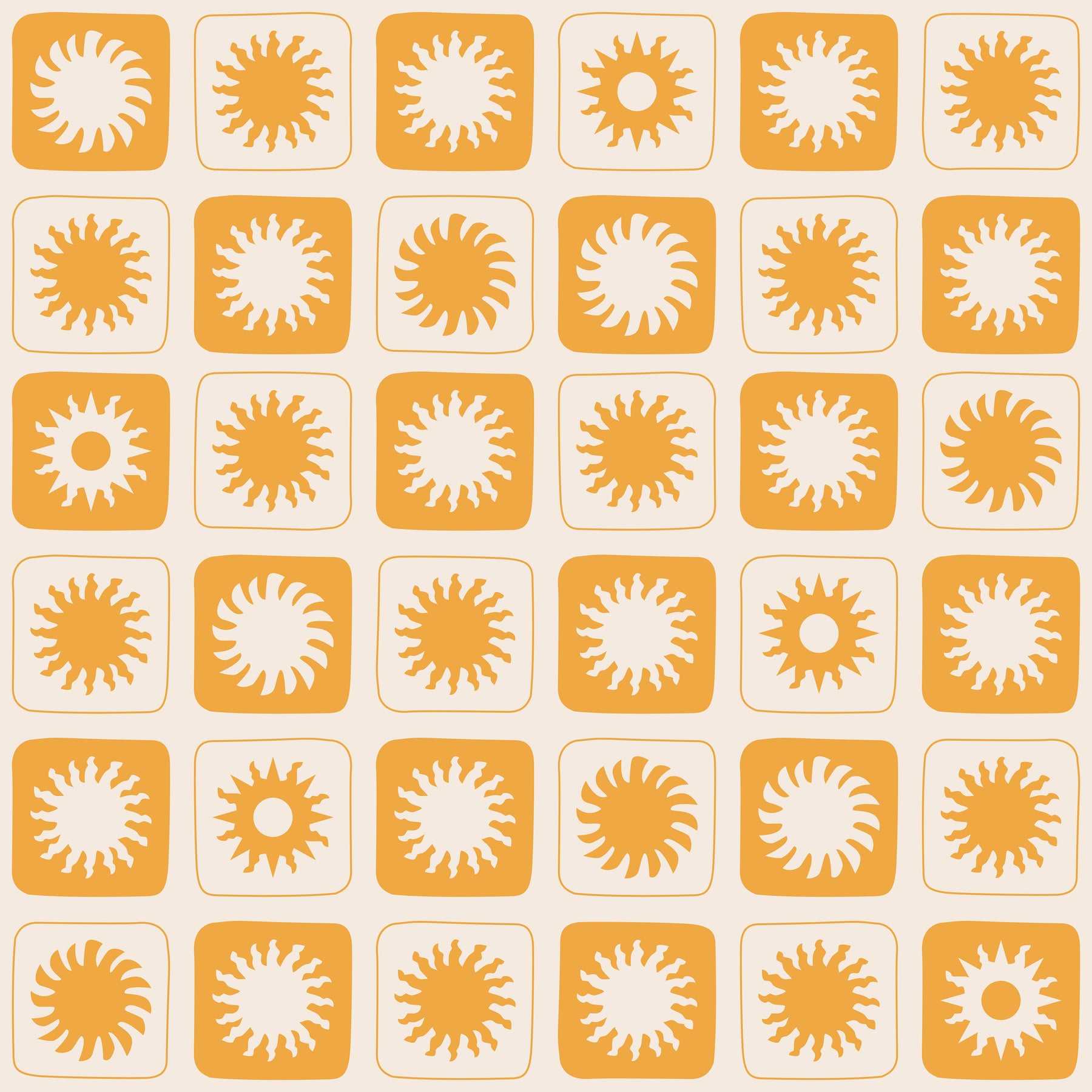 Sun Squares Yellow