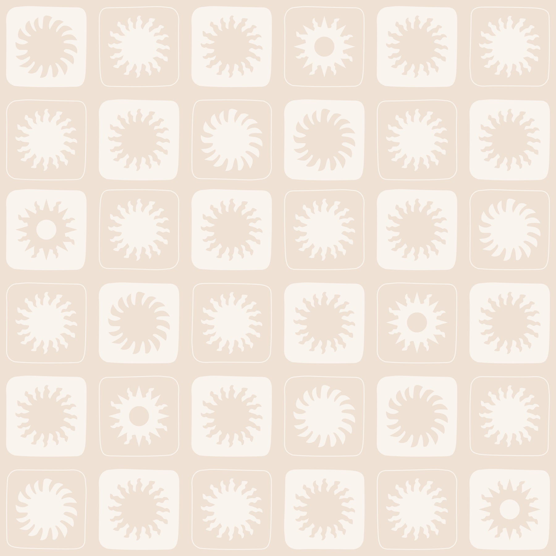 Sun Squares Beige