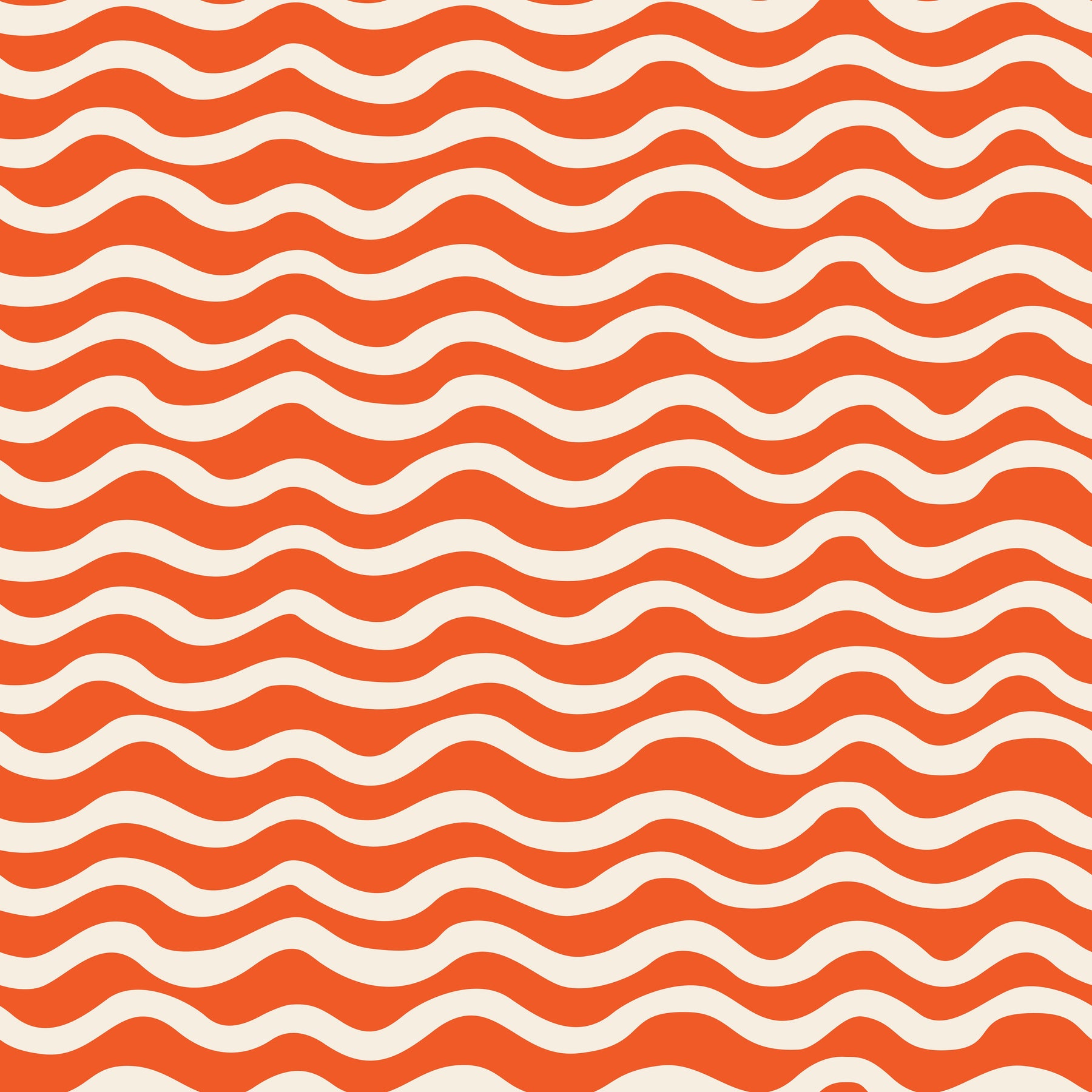 Wavy Lines Red