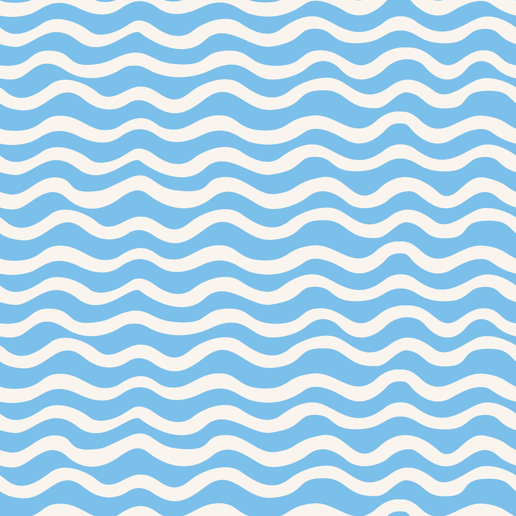 Wavy Lines Blue