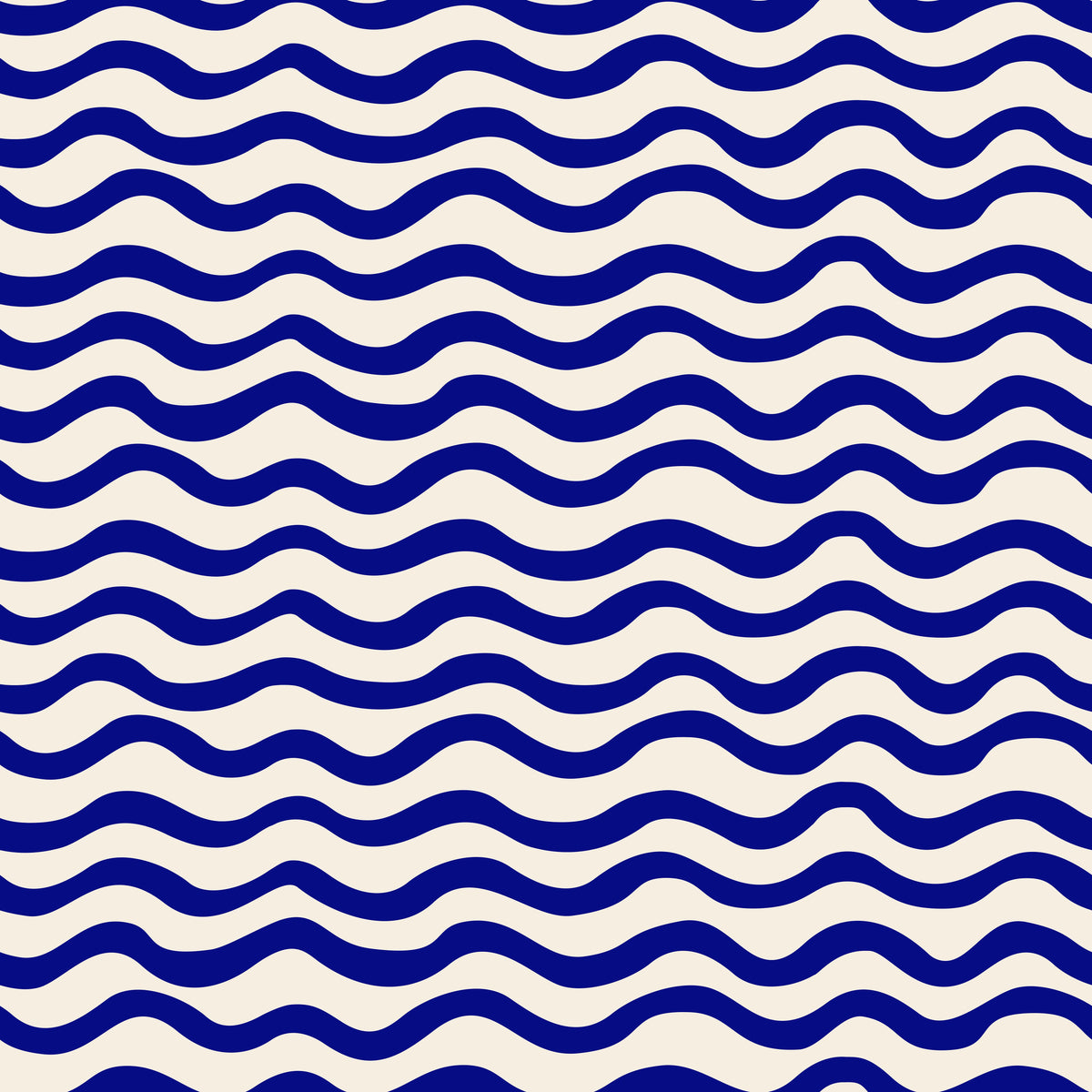 Wavy Lines Dark Blue