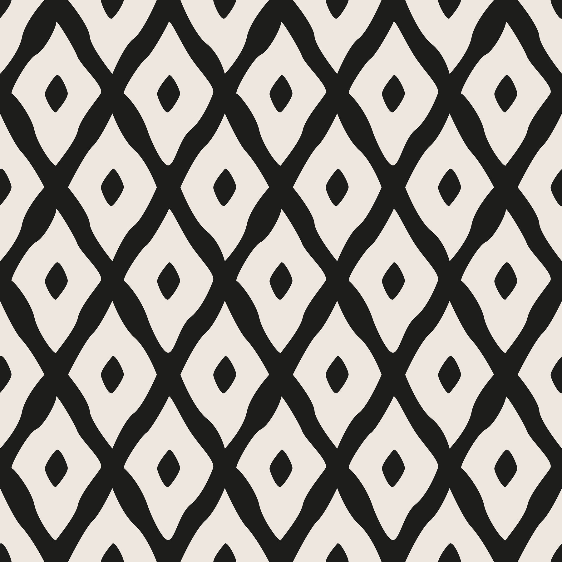 Boho Diamonds Black