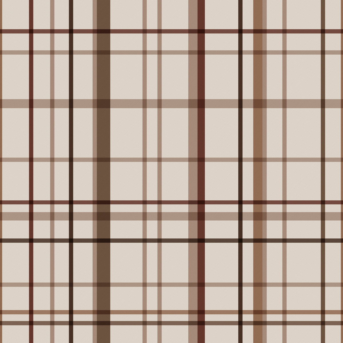 Beige Fall Plaid