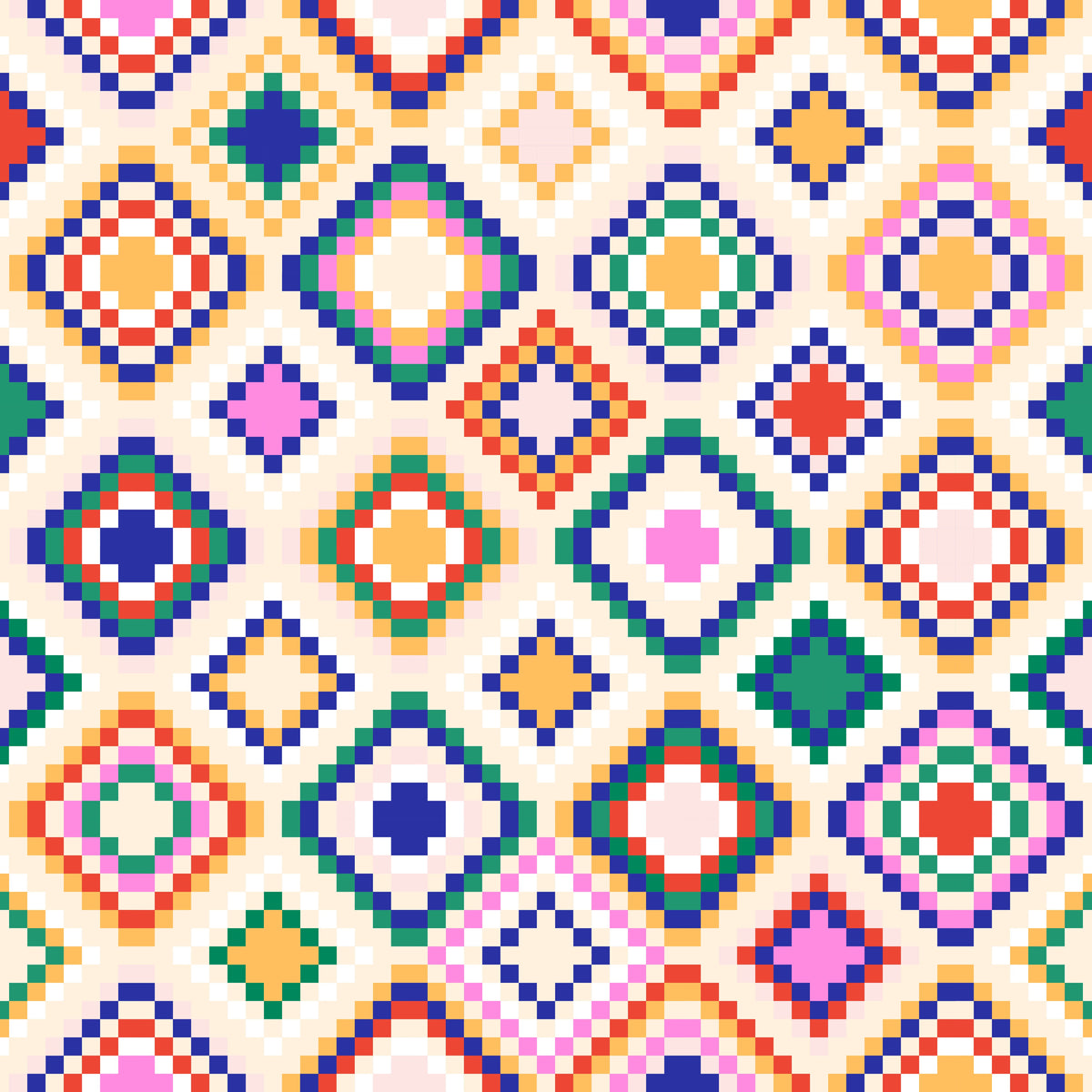 Boho Mosaic Beige