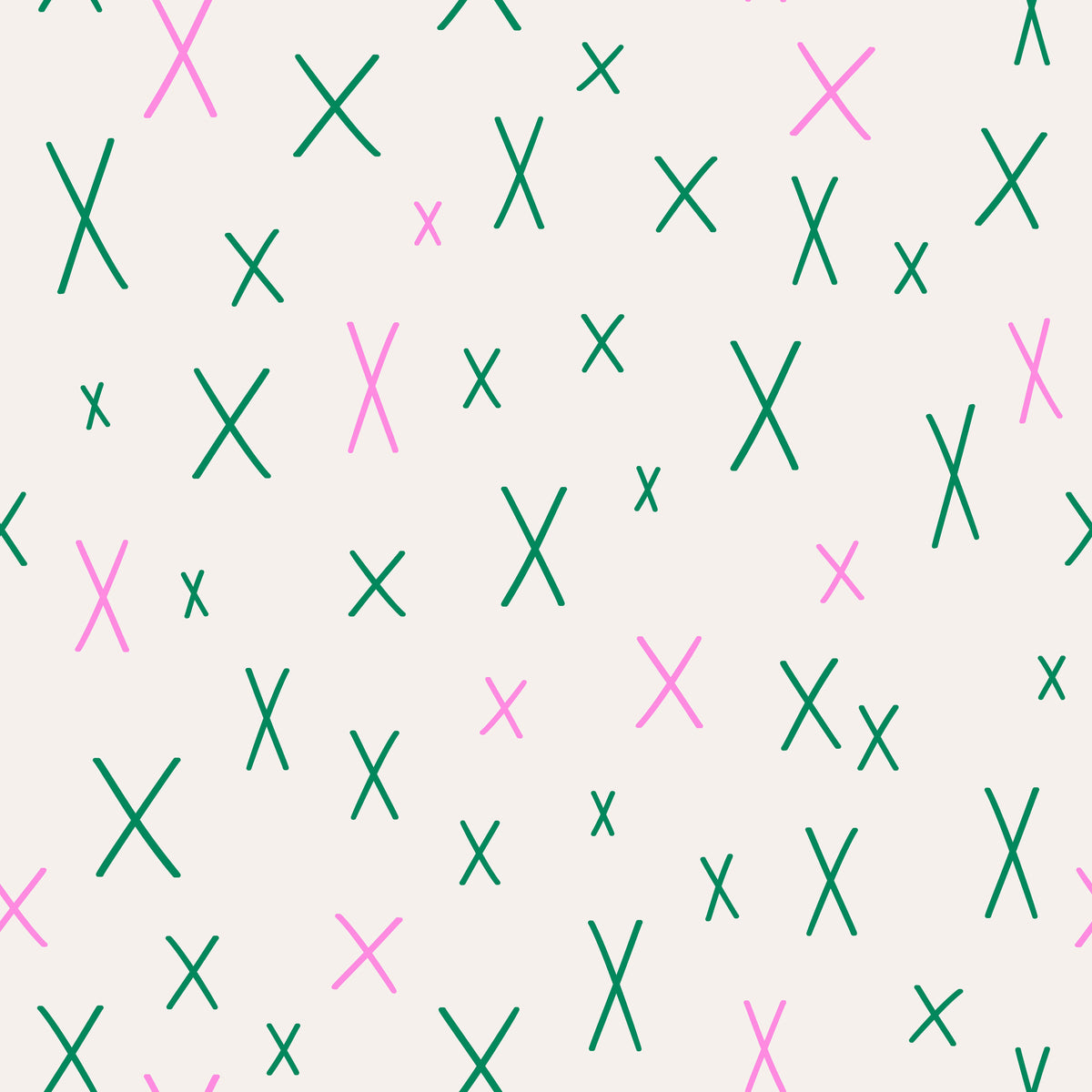 Cool Boho Crosses Green