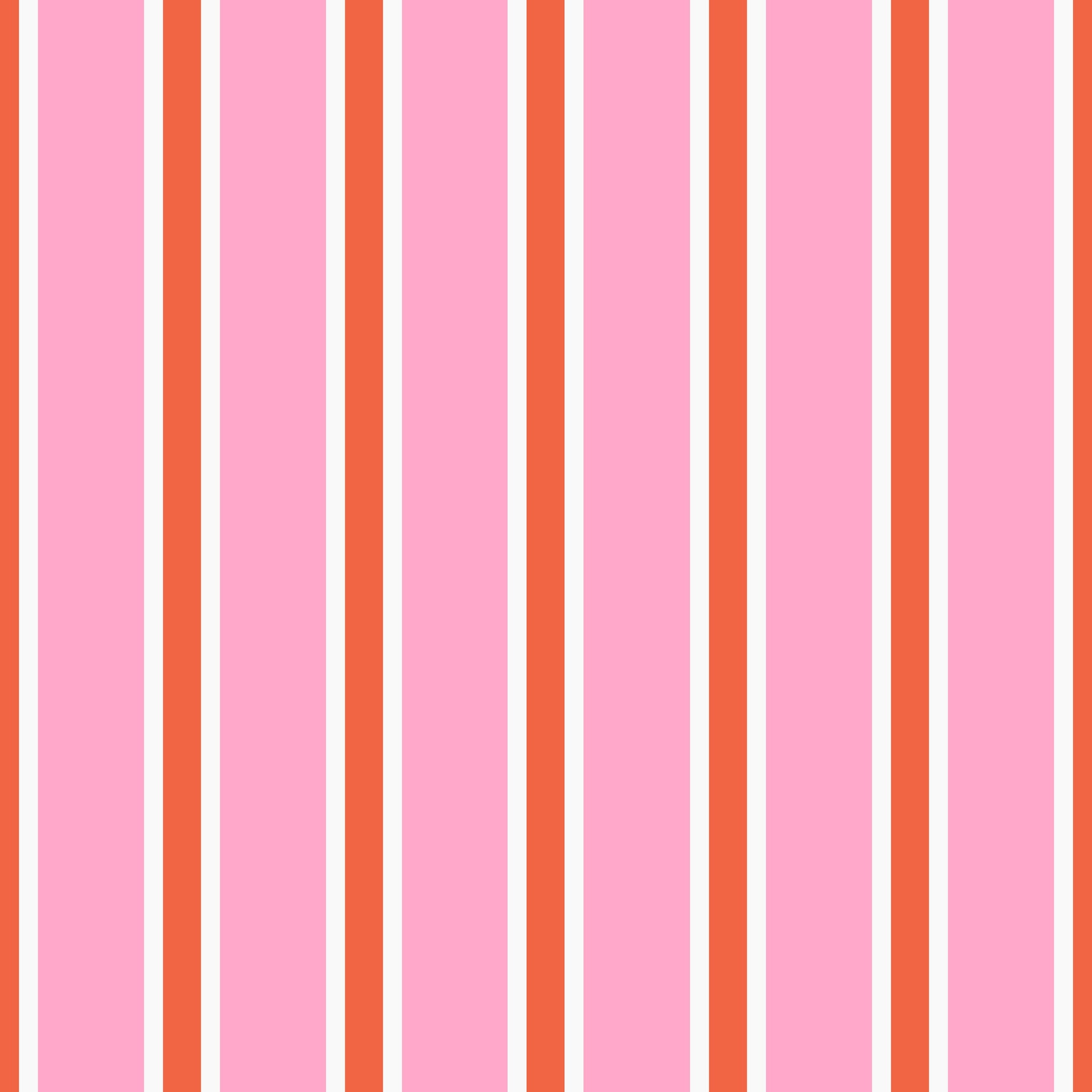 Pastel Coral Stripes