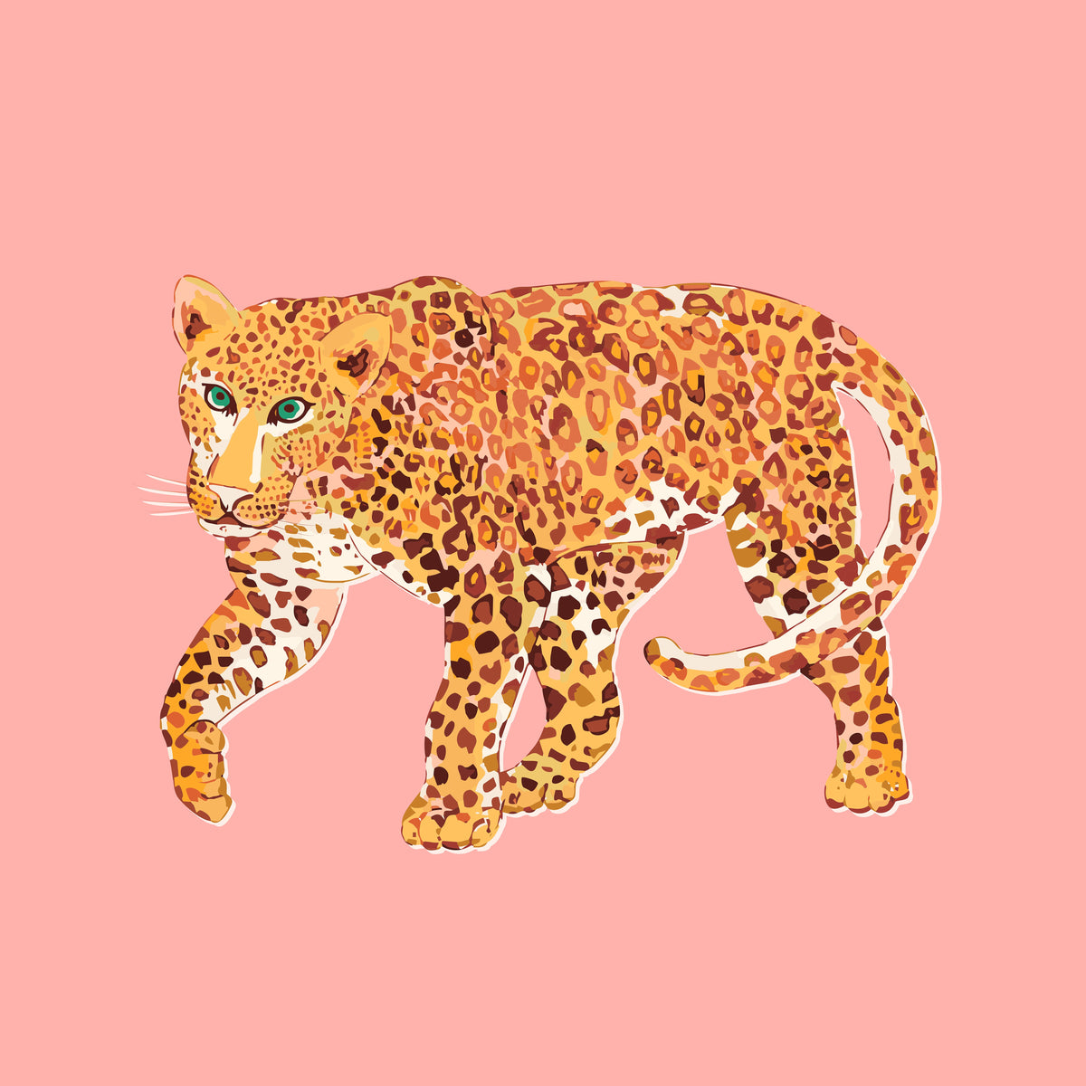 Pink Jungle Leopard
