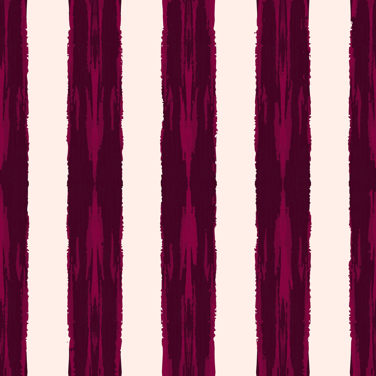 Brushy Stripes Bordeaux