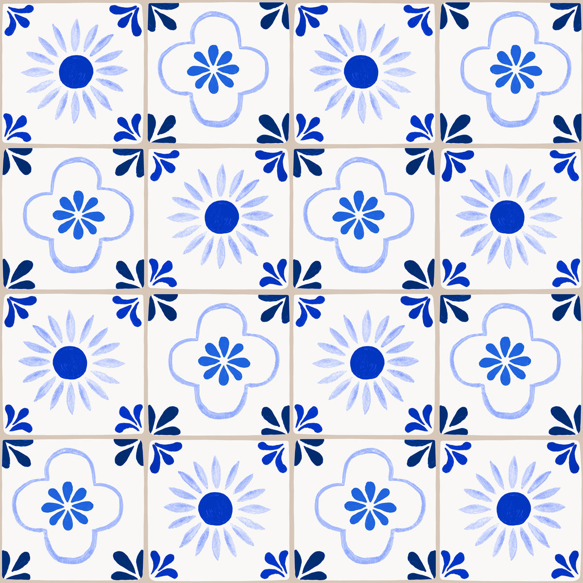 Floral Portuguese Tiles