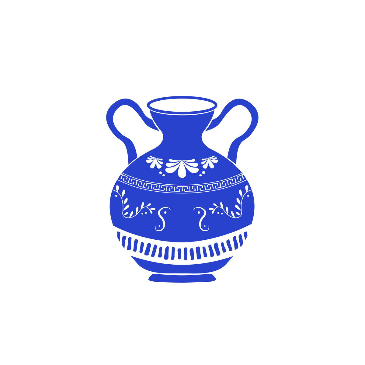 Griechische Vase Weiß
