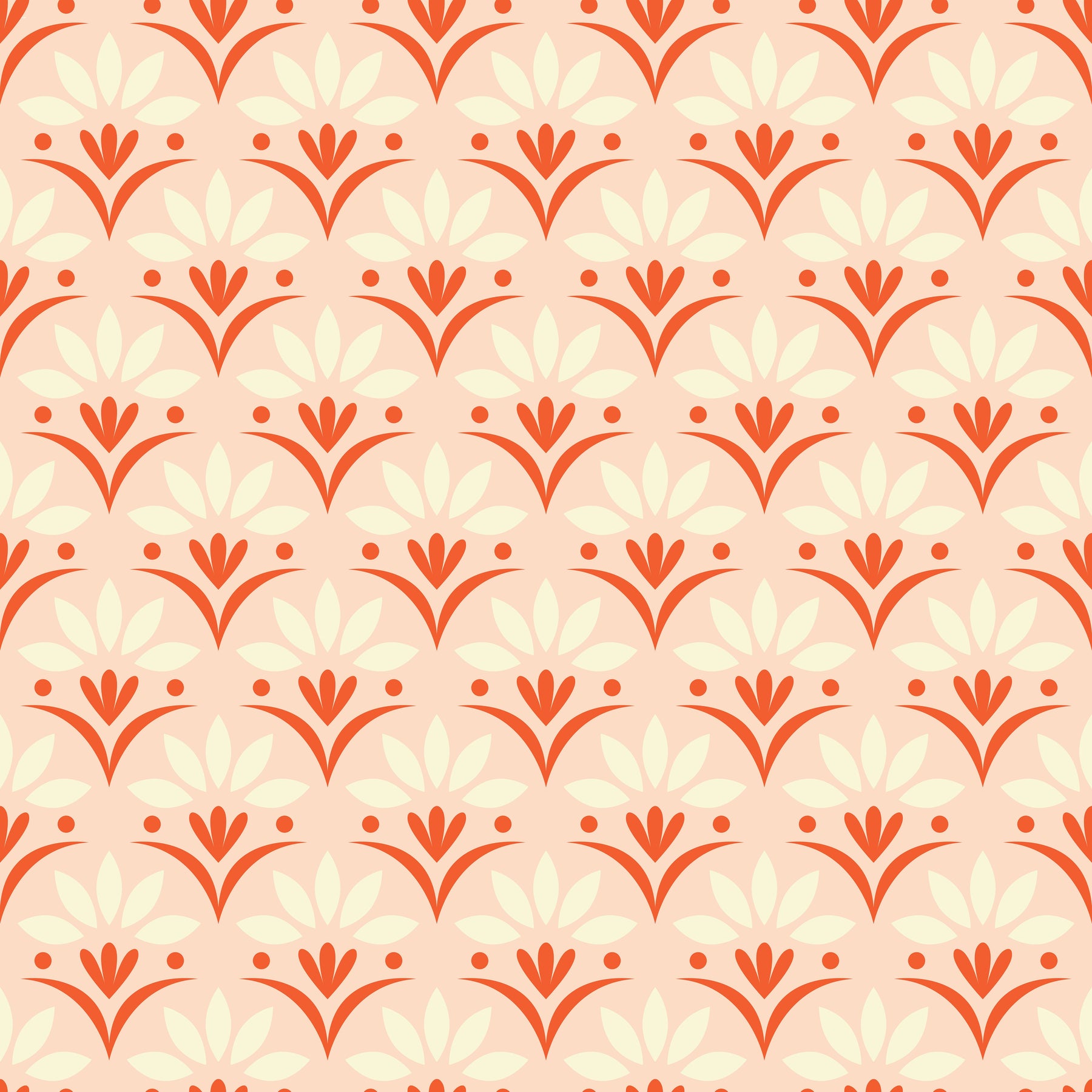 Vintage Floral Apricots