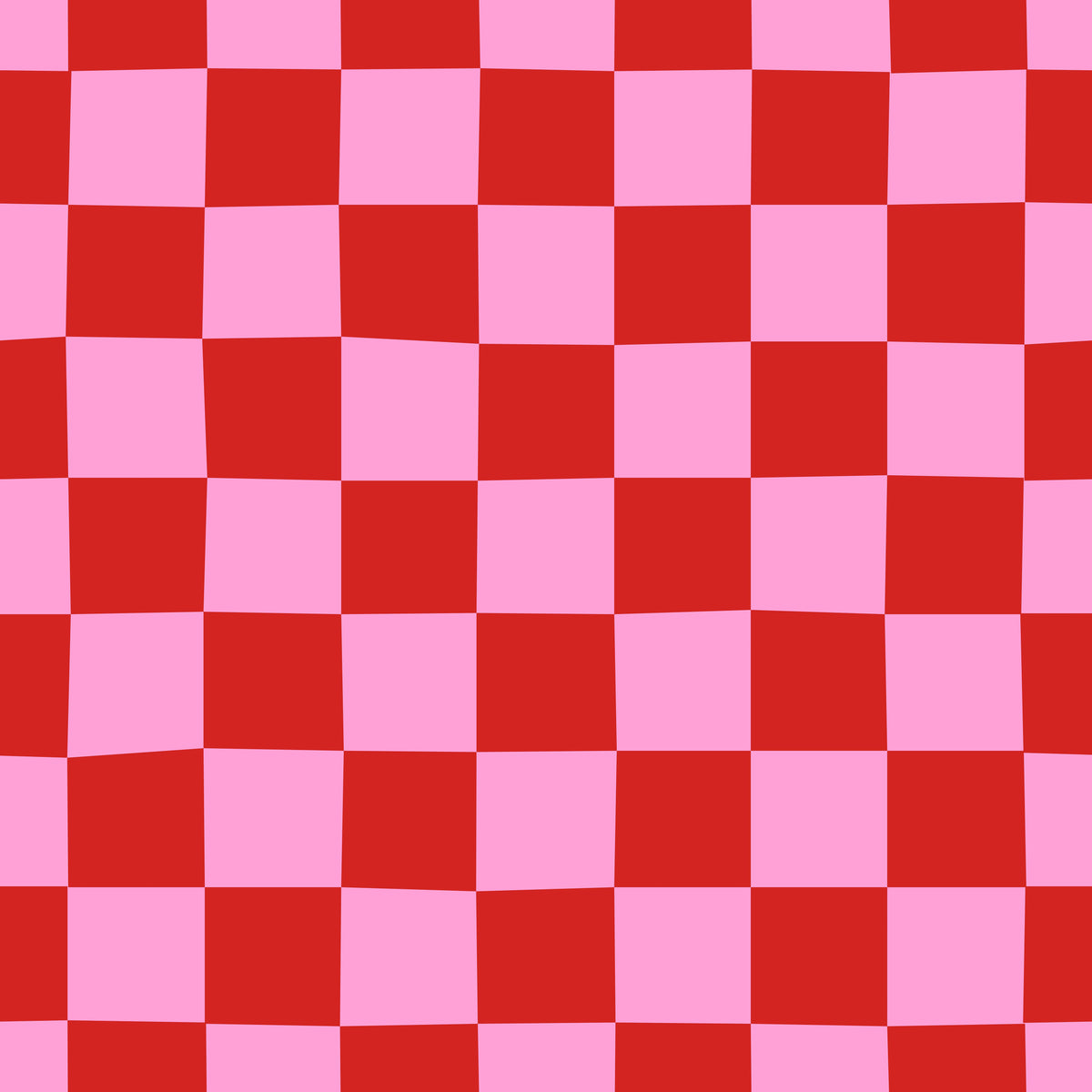 Happy Checks Red Pink
