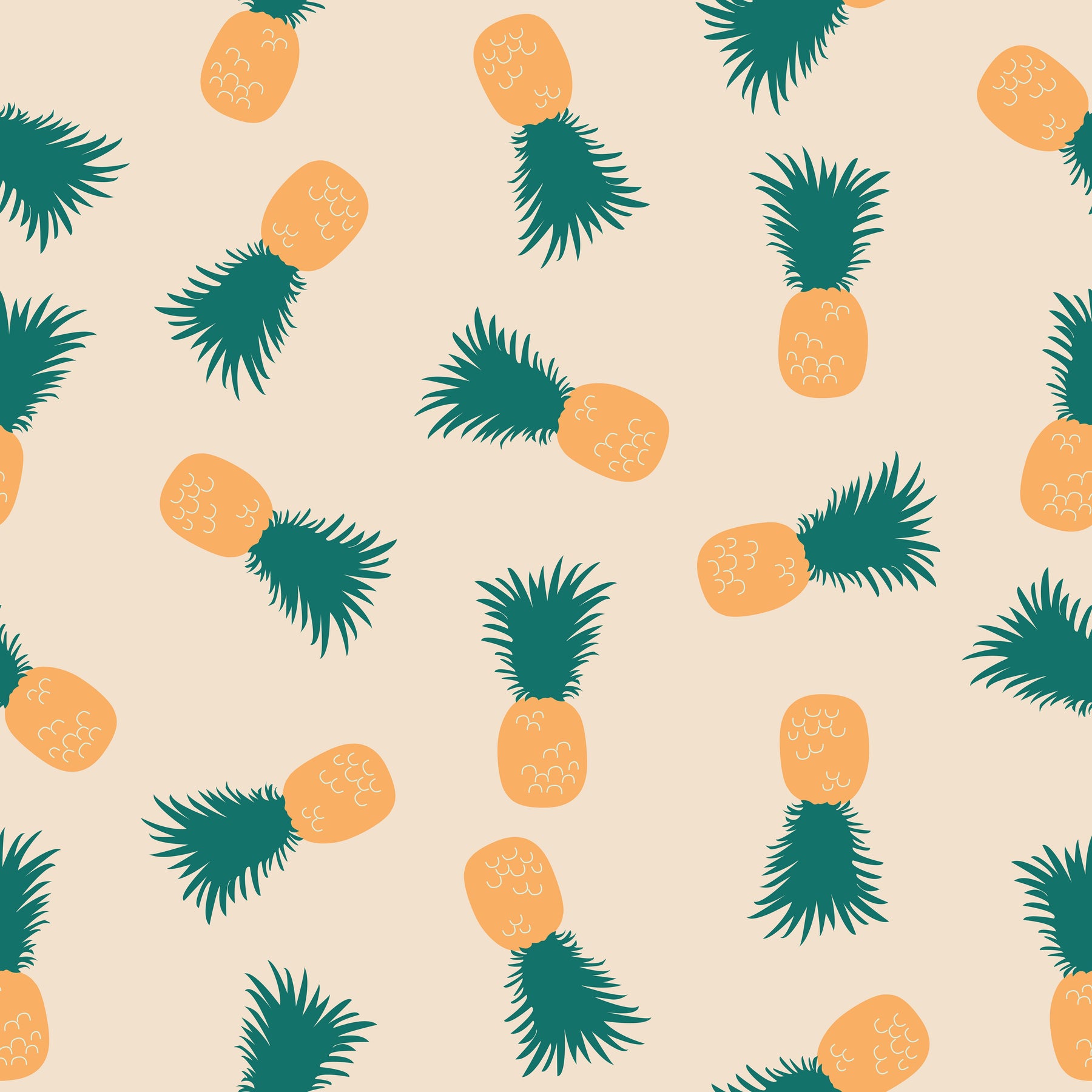 Pineapples Beige