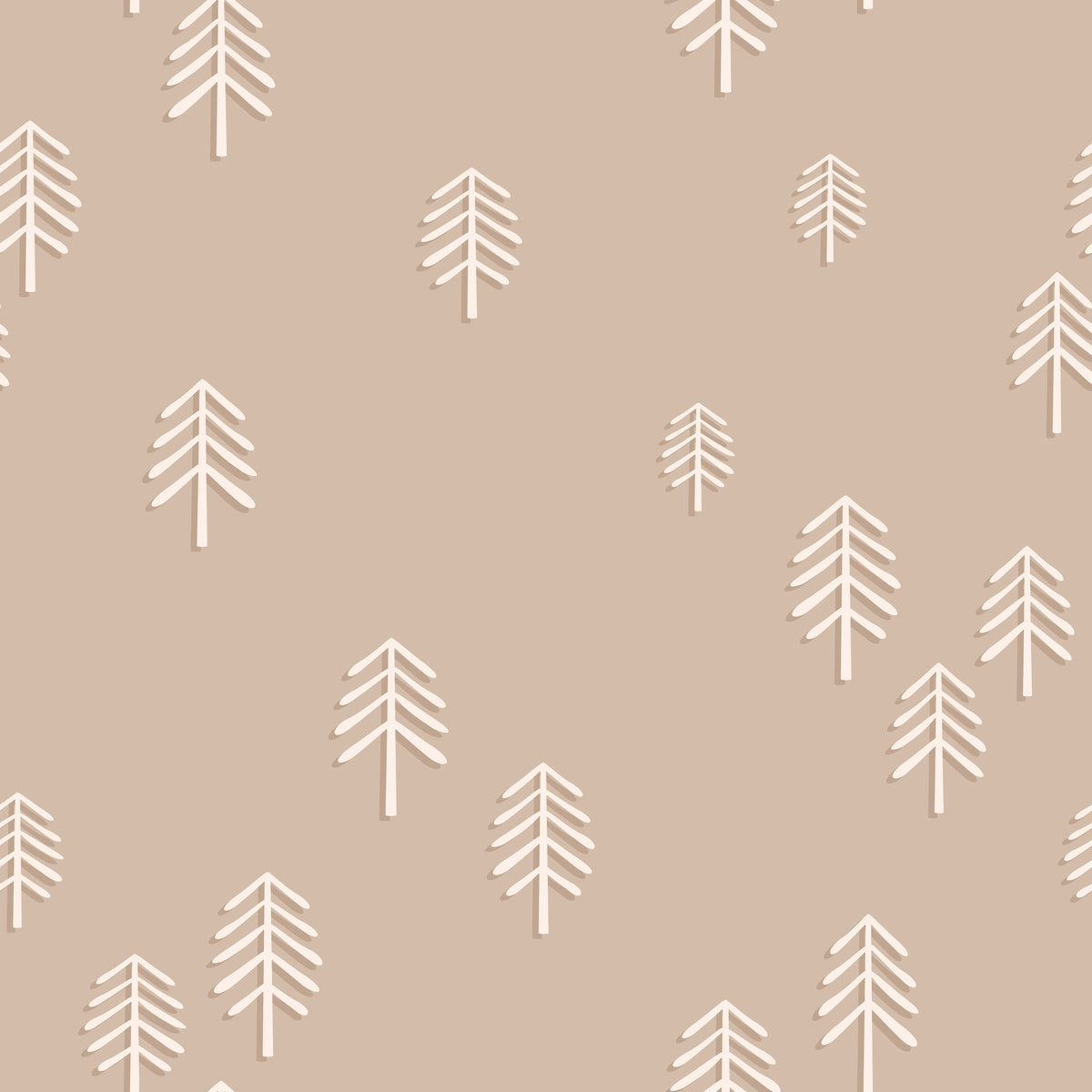Fir Trees Beige – Muster 001_279