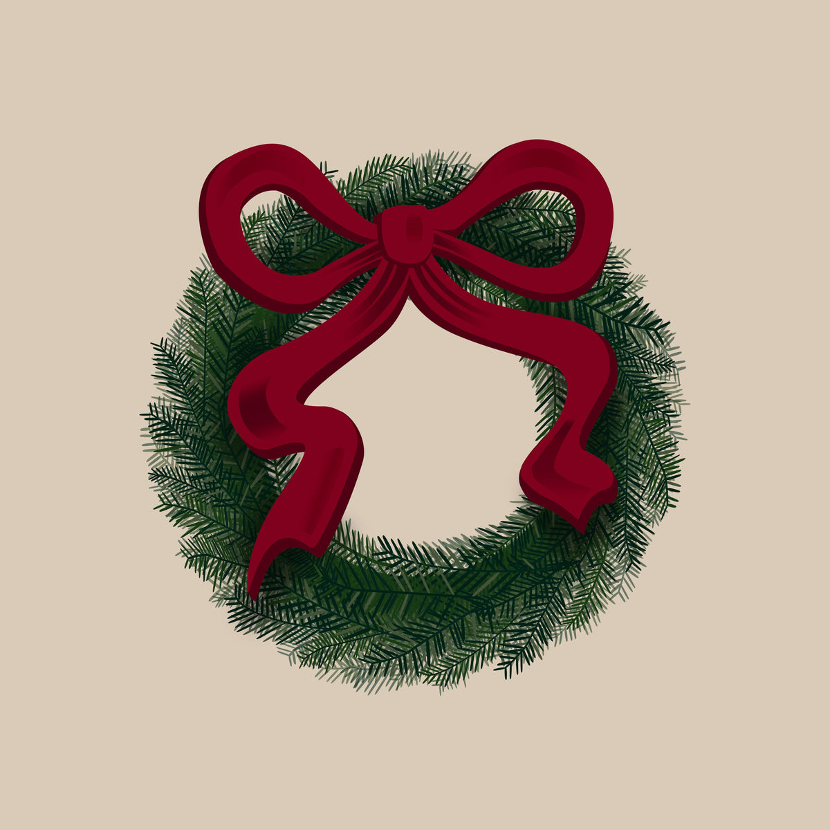 Festive Christmas Wreath – Muster 001_303