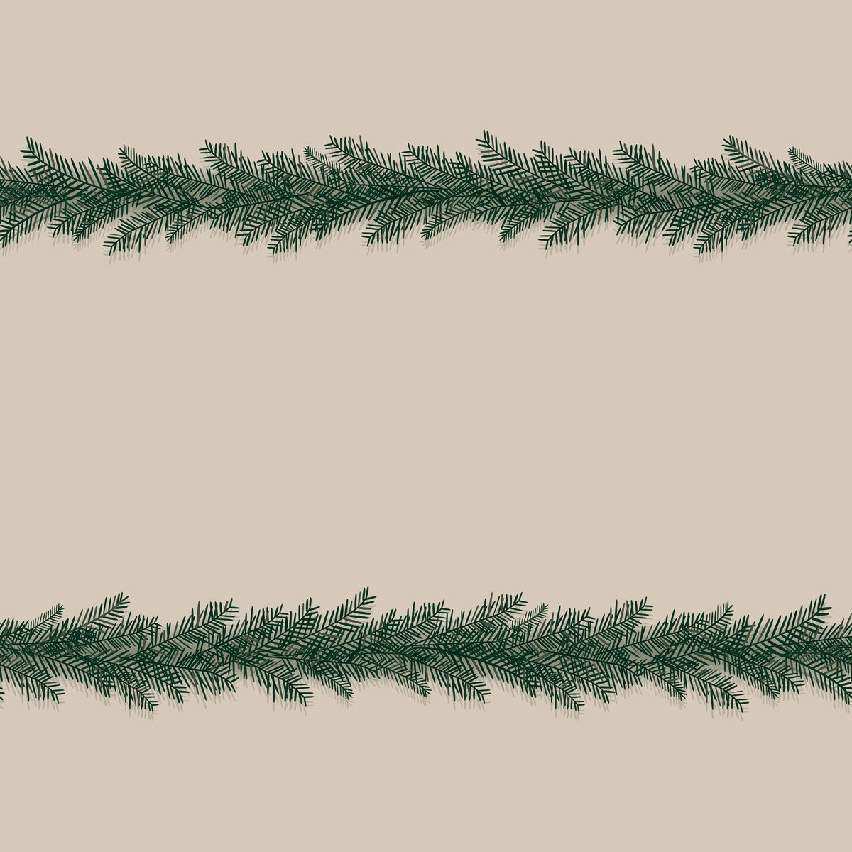Fir Branches Beige – Muster 001_305