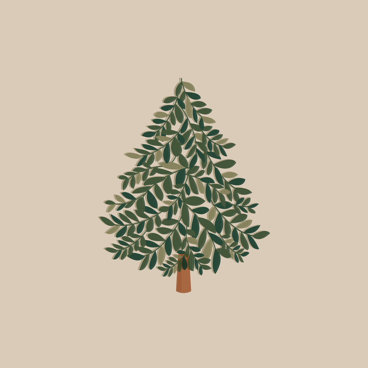 Natural Christmas Tree – Muster 001_306