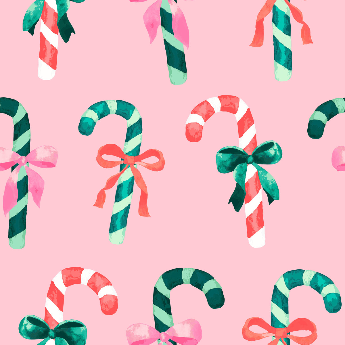 Zuckerstangen Rosa – Muster 001_323