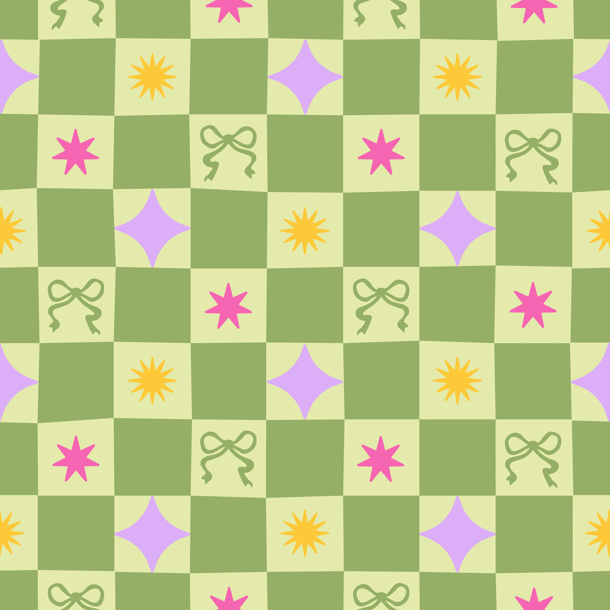 Green Christmas Pattern – Muster 001_333