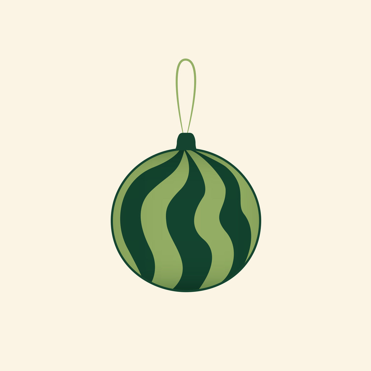 Christmas Ball Green – Muster 001_335