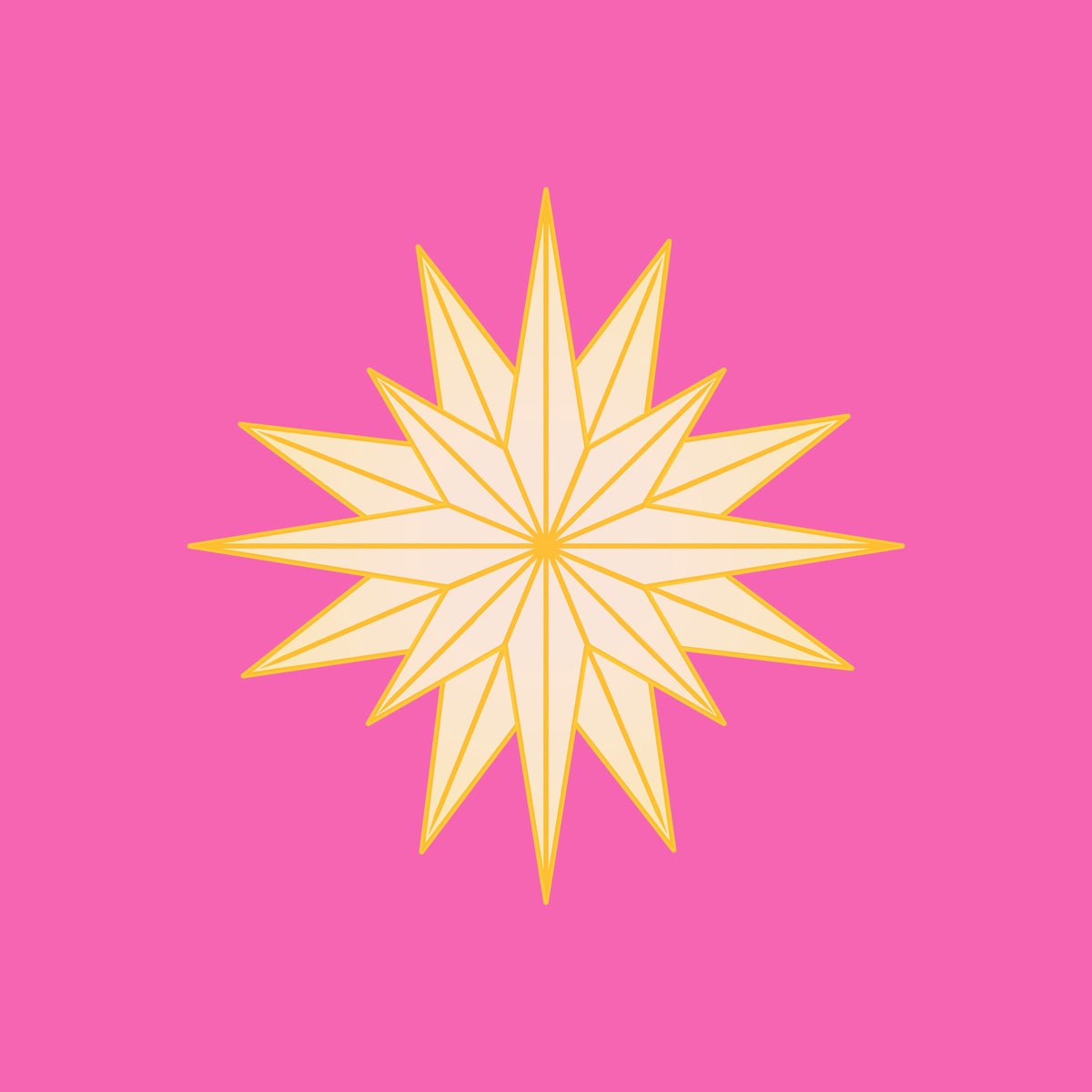 Christmas Star Pink – Muster 001_337