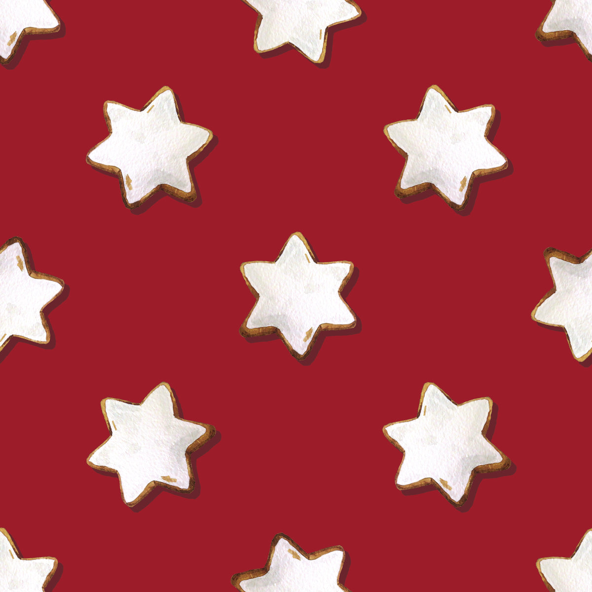 Cinnamon Stars Red – Muster 001_354
