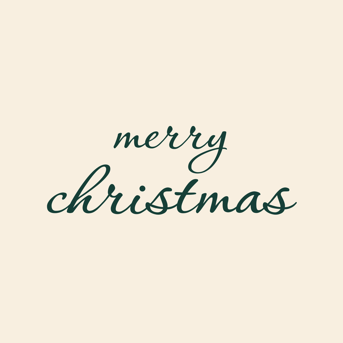 Merry Christmas Beige – Muster 001_362