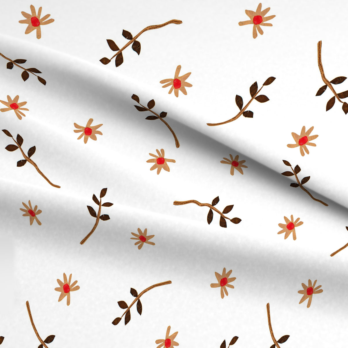 Herbstliche Blätter und Blüten