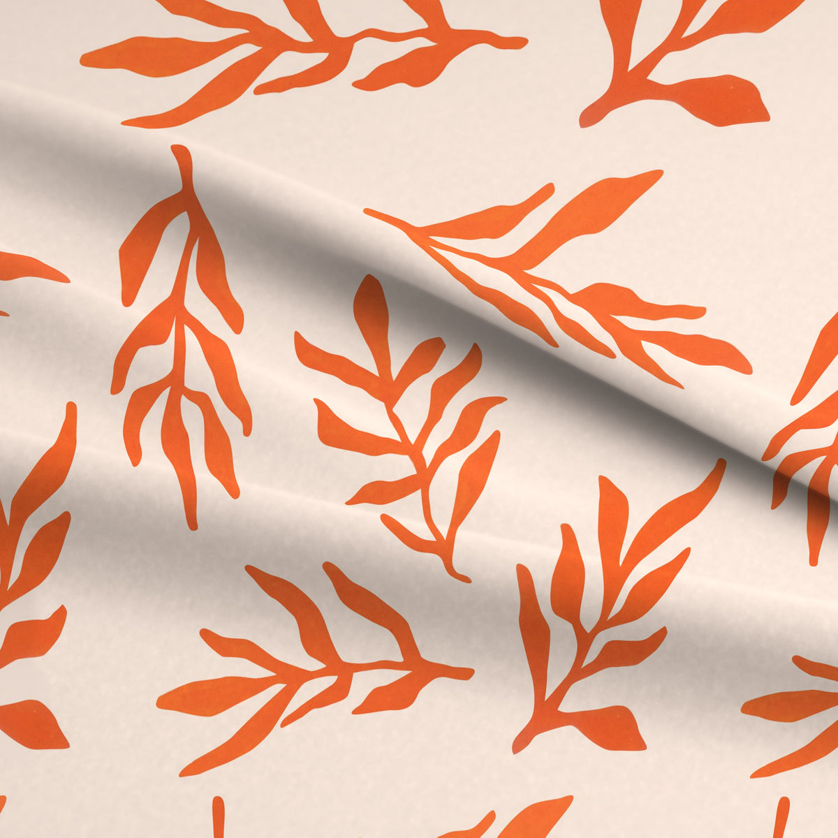 Orangefarbene Herbstblätter