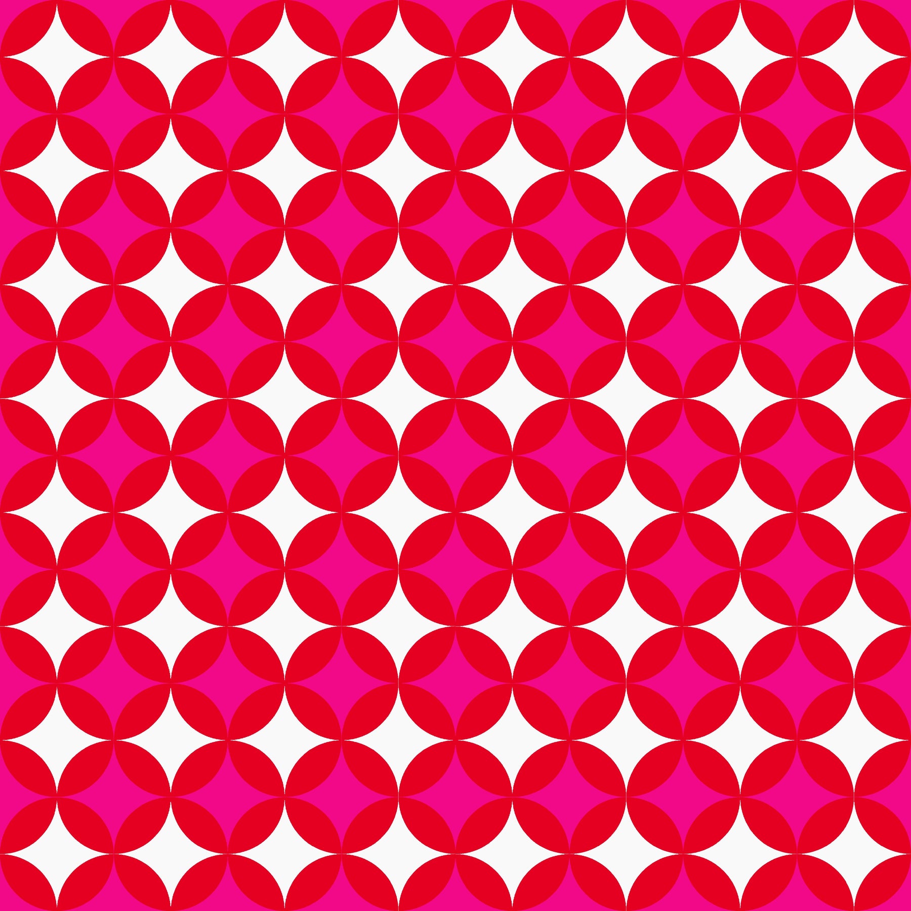 Retrocircles Weiß/Rot