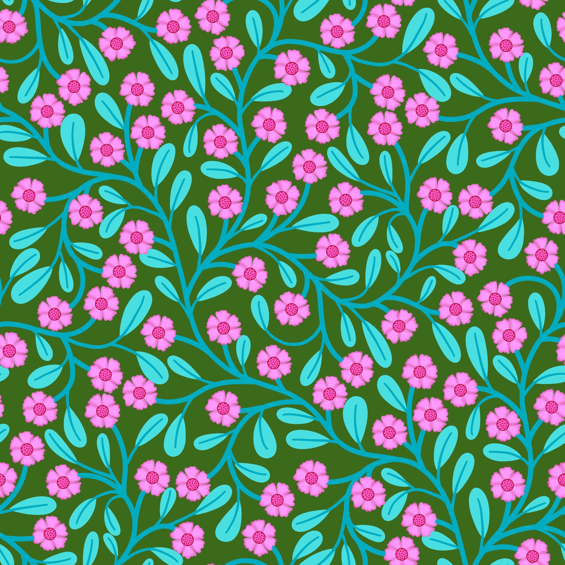 Rosa Ranke Grün – Muster 003_033_02