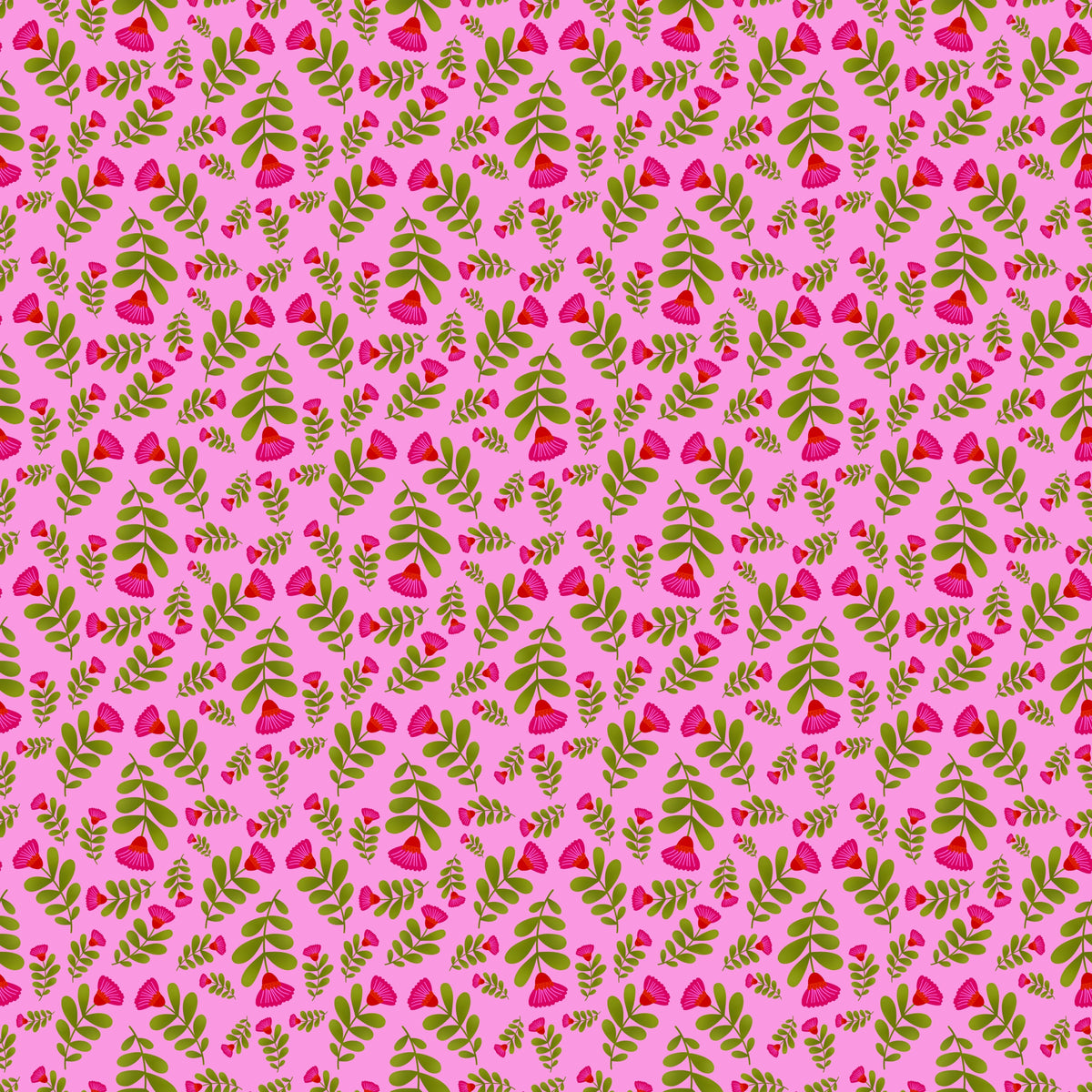 Unverblümt Blumig Rosa – Muster 003_038_03