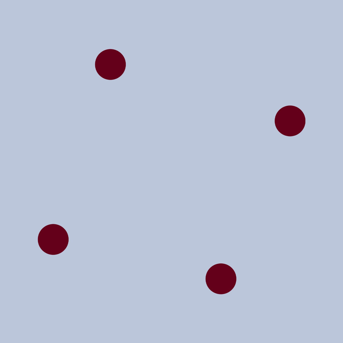 Polka Dots Hellblau Bordeaux – Muster 005_002