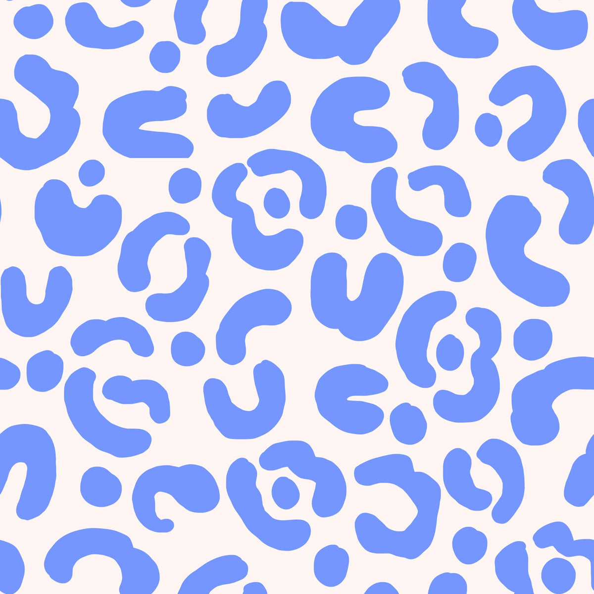 Leo Flower Blau – Muster 005_020