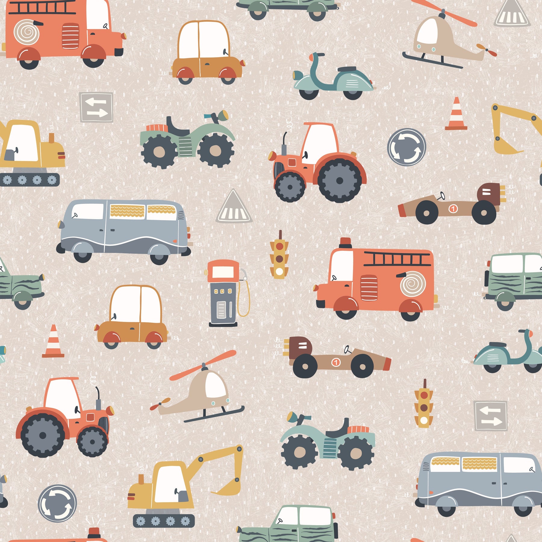 Fahrzeuge Beige – Muster 008_019_03