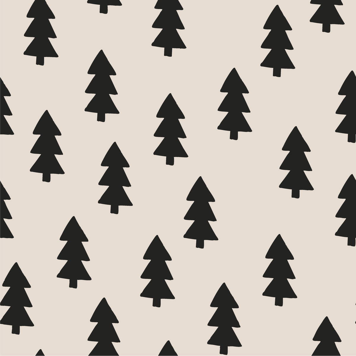 Trees Beige – Muster 009_003_01