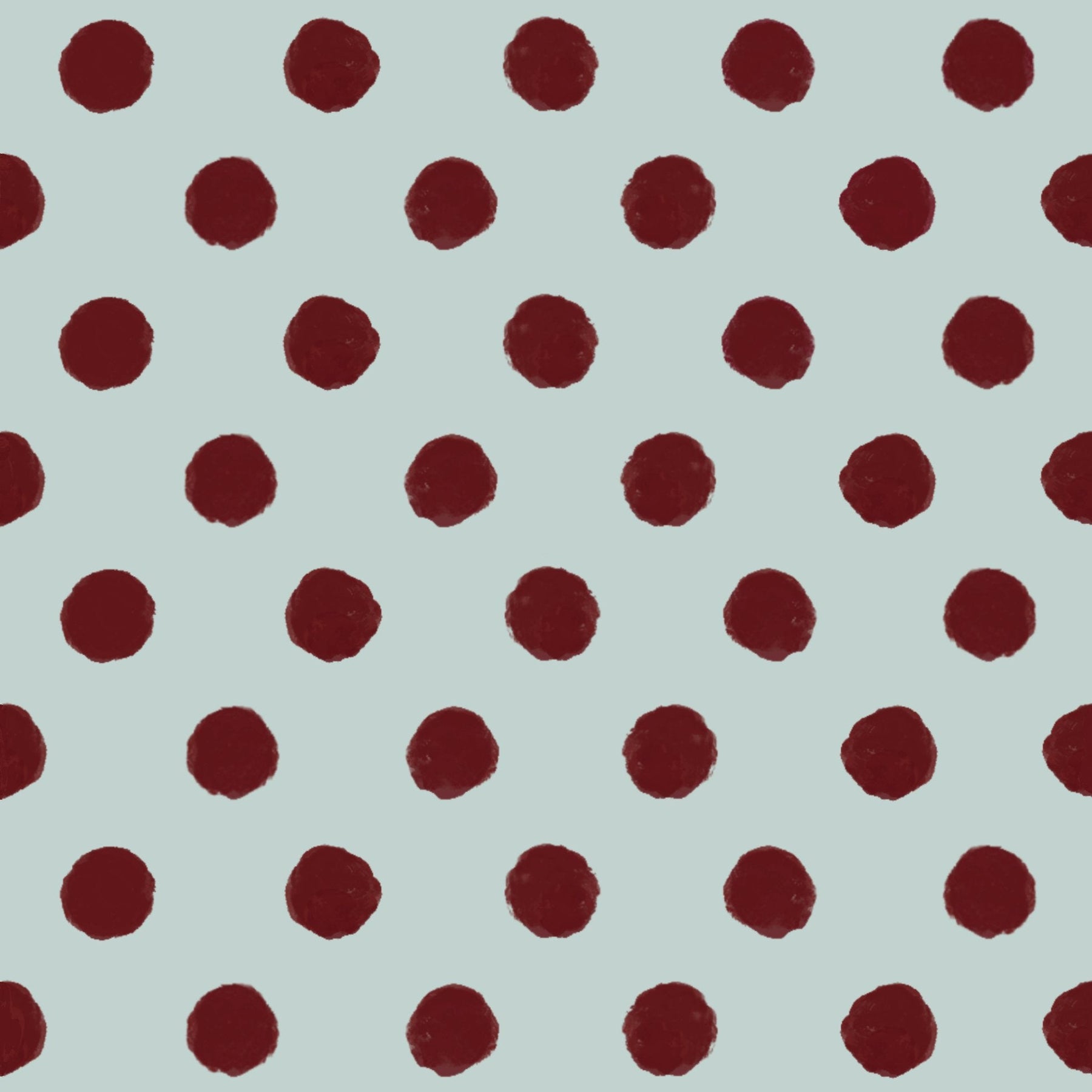 Polka Dots, Blue and Red – Muster 004_004