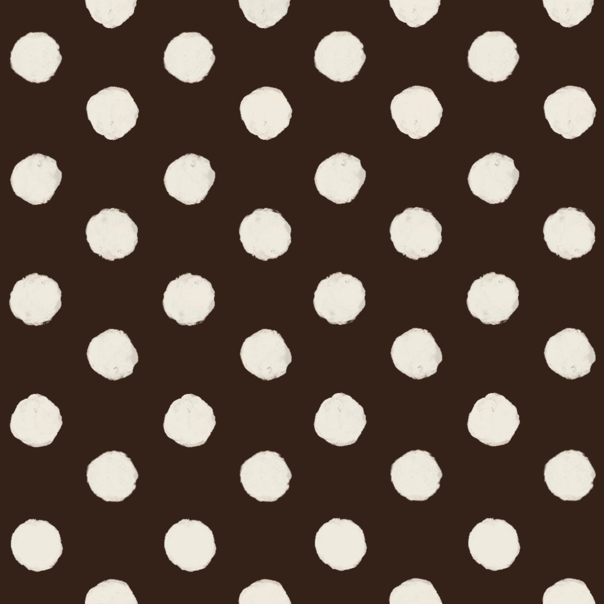 Polka Dots, Brown and Cream – Muster 004_002